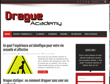 Tablet Screenshot of drague-academie.com